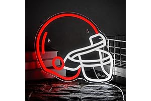 NFL Football Helmet String Lights - Neon LED Neon Light Sign