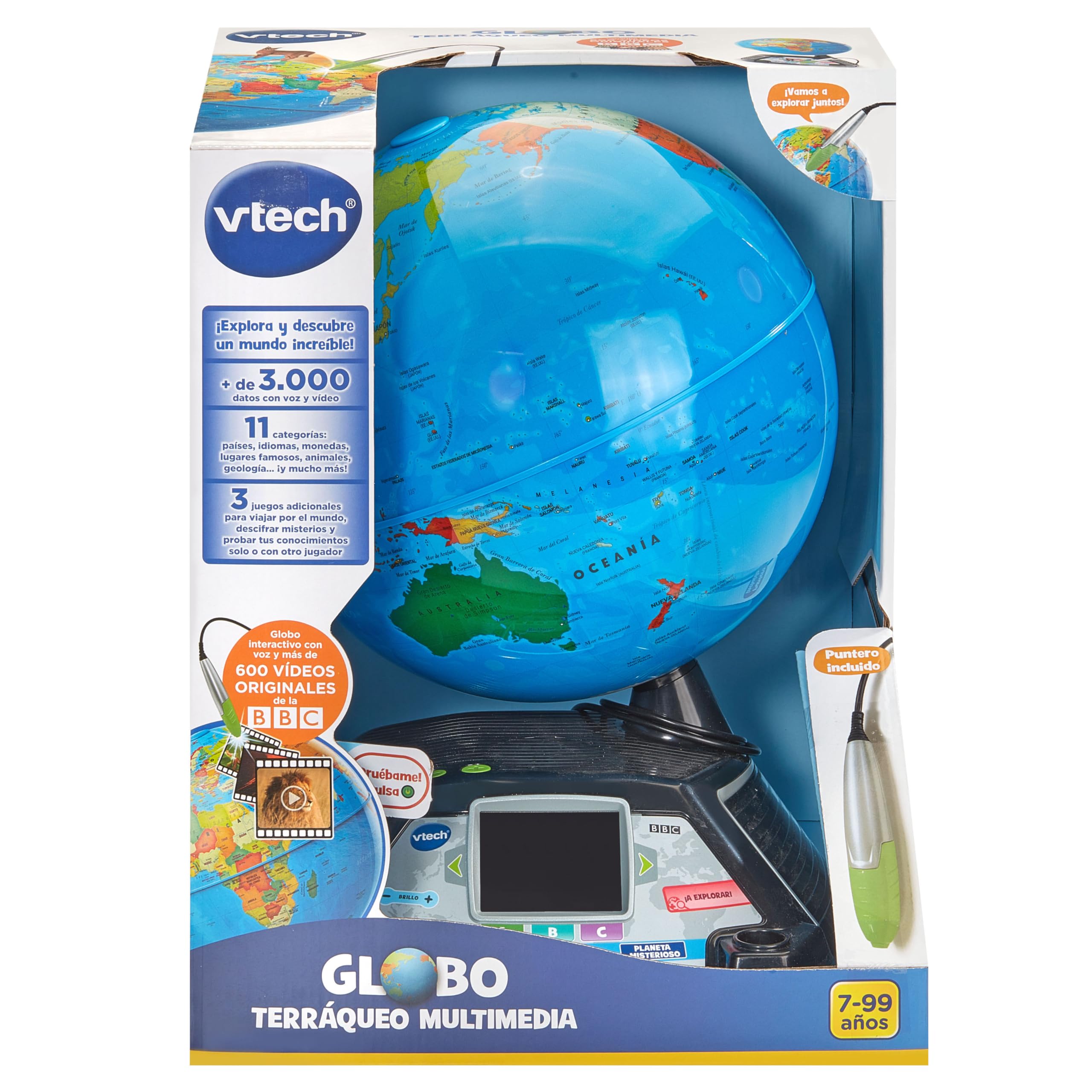 VTech Giramondo - Mappamondo Interattivo Per Bambini Con Video BBC E Giochi Educativi - Foto 4