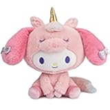 GUND Sanrio My Melody Unicorn Plush Toy, Premium Stuffed Animal for Ages 1 and Up, Pink, 9.5”