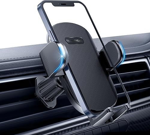 Soporte de teléfono para automóvil, soporte de teléfono para ventilación de automóvil, soporte de teléfono celular ultra estable con clip de gancho Soporte de teléfono para automóvil, soporte de teléfono para ventilación de automóvil, soporte de teléfono celular ultra estable con clip de gancho