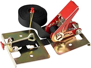 POWERTEC Wood Flooring Strap Clamp, Flooring Installation Clamp with 13ft Nylon Strap, 220 lbs Clamping Force, Fits Laminate, Tongue & Groove, Hardwood Floors, Durable Metal & Rugged Build (71102)