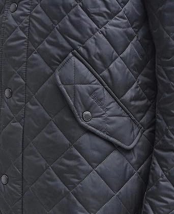 Barbour Mens Chelsea Quilted Long Sleeves Basic Jacket Navy S