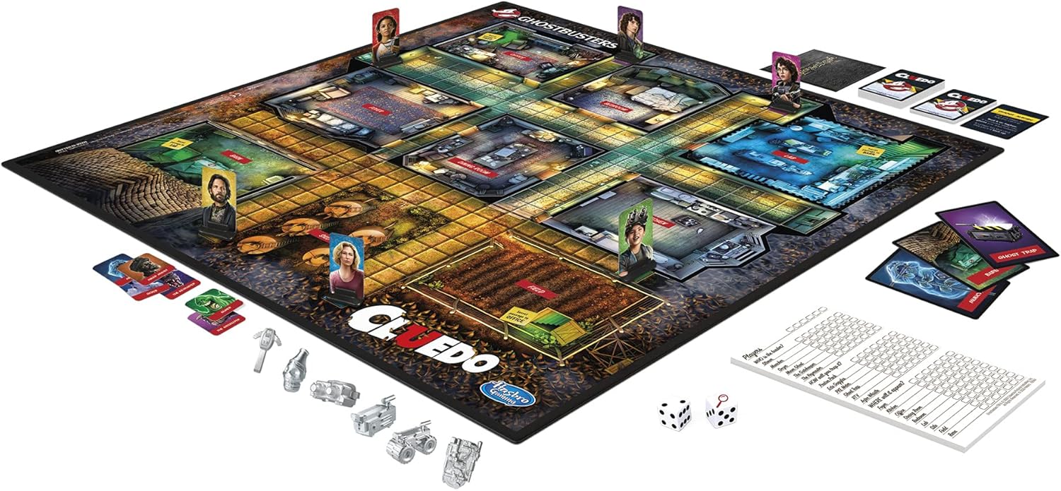 Hasbro Gaming-Hasbro Cluedo: Ghostbusters Edition, gioco da tavolo per bambini dagli 8 anni in su, E9564103 - Immagine 5