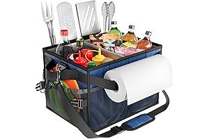 FANGSUN Large Grill and Picnic Caddy, the Epitome of Outdoor Mealtime Convenience