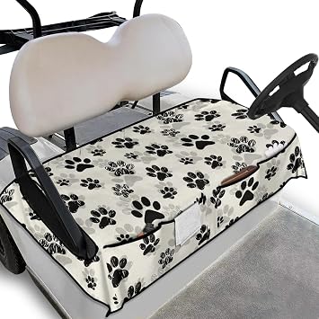 Universal Golf Cart Seat Covers for Women Men Non-Slip Golf Cart Seat Towel Blanket Golf Cart Accessories