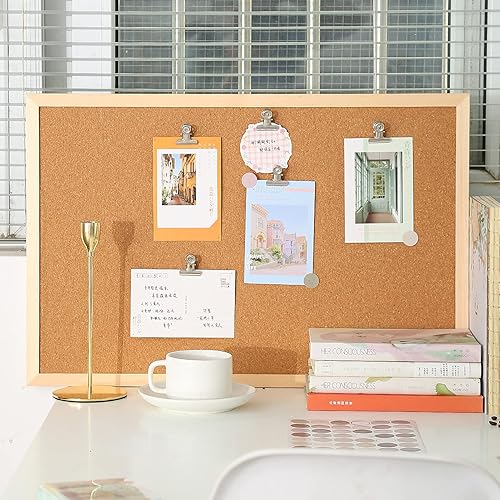 Miniatura 7 de 32 clips de pasadores de empuje tachuelas de pulgar con clips clips resistentes con pasadores tachuelas de tablero de corcho clips de bulldog sin