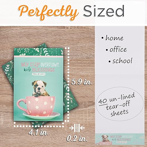 Miniatura 9 de Bloc de notas Floral Todas las cosas son posibles Matt. 1926