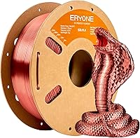Vista 40 de ERYONE Filamento de ácido poliláctico (PLA) de seda para impresora 3D, de 1.75 mm +/- 0.03 mm, carrete de 1 kg (2.2 libras), verde esmeralda seda