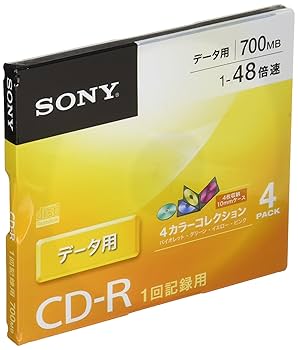 Amazon.co.jp: ソニー データ用CD-R 1-48倍速 10mmケース 4枚