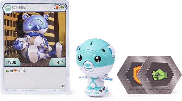 Bakugan, Cubbo, 2-inch Tall Collectible Transforming Creature, for Ages 6 and Up