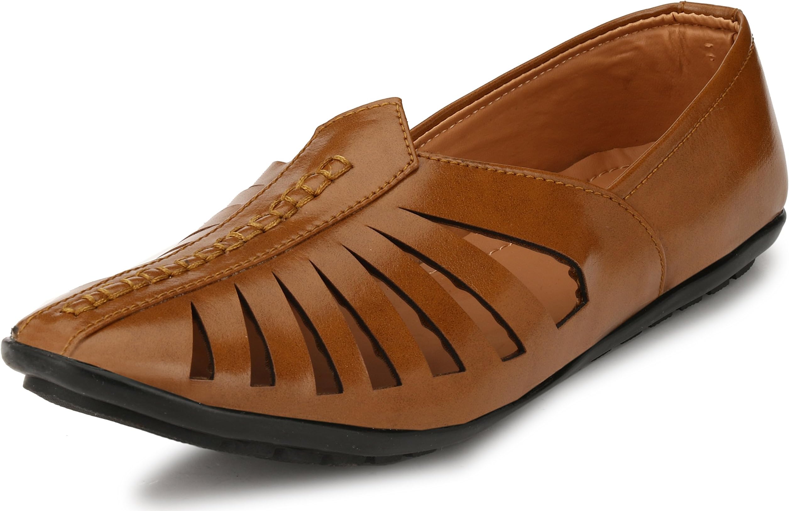 REVOKE Men's Faux Leather Mojaris