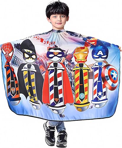 Capa de peluquería para niños, corte de pelo, peluquería para peluquería, delantal, vestido para niños y niñas