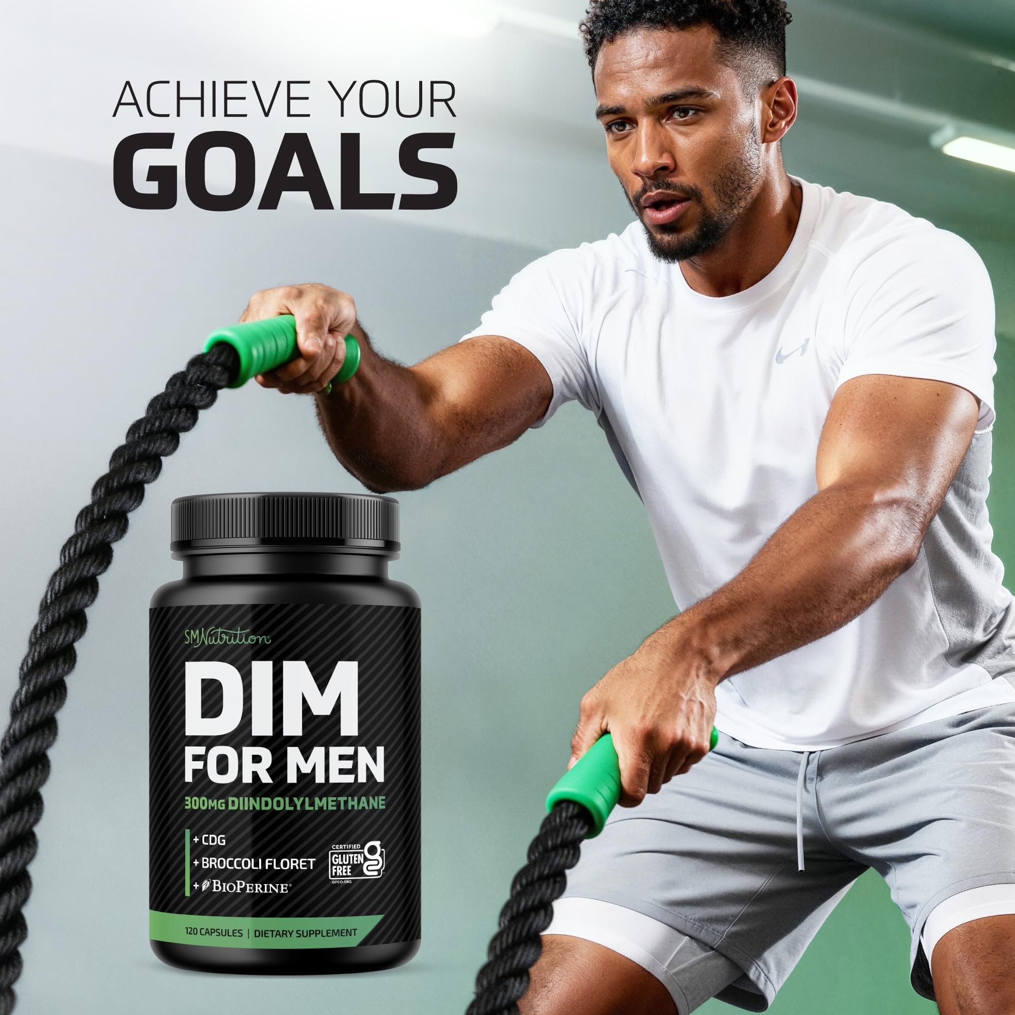 DIM Supplement for Men 300mg, Estrogen Blocker & Aromatase Inhibitor, 120Ct — Amazon image 8