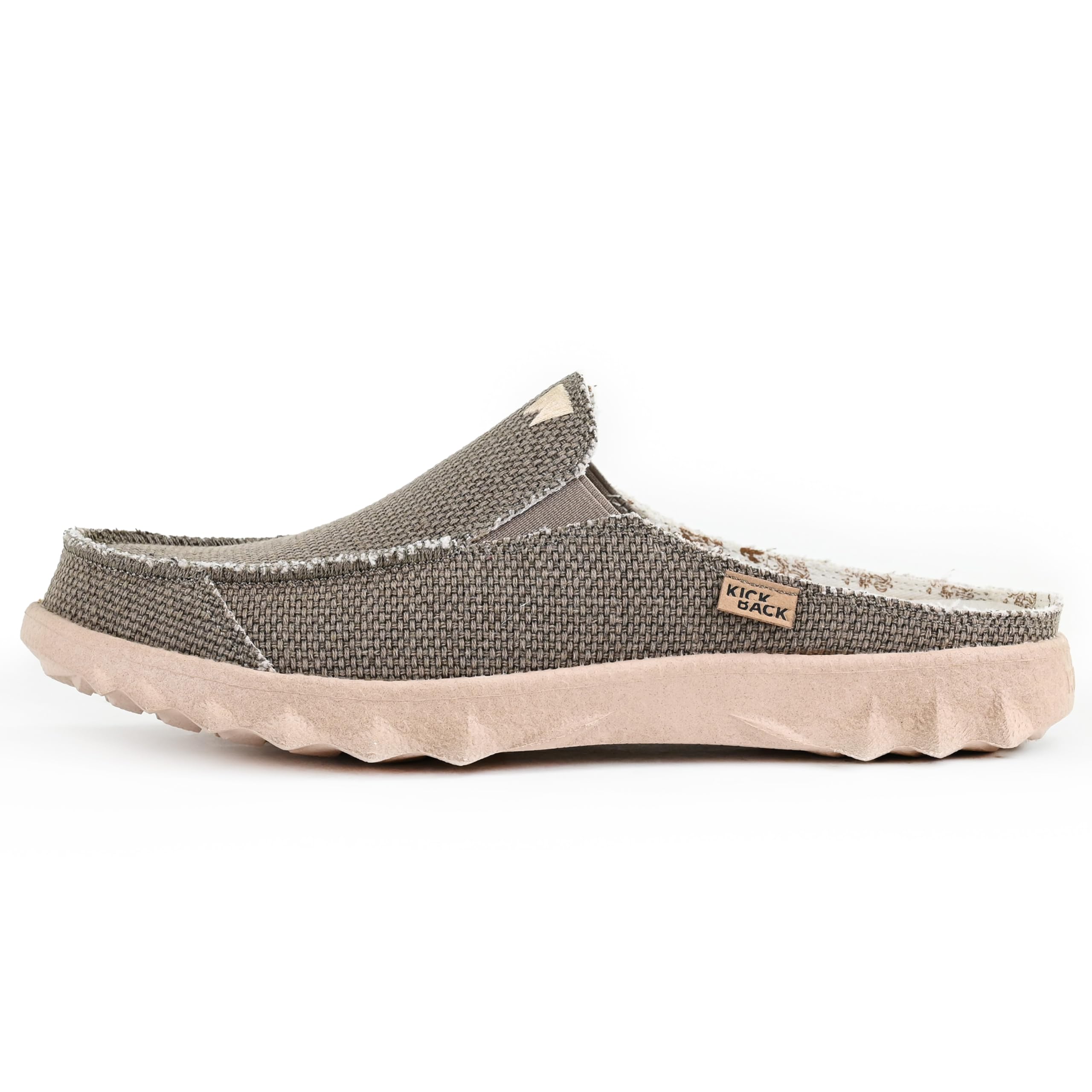 Kickback Chaise Classic Mules da Uomo Senza Tallone – Zoccoli in Tela Casual Slip‑On – Scarpe Estive Comode per Interni ed Esterni, Spiaggia e Viaggio con Suola Antiscivolo