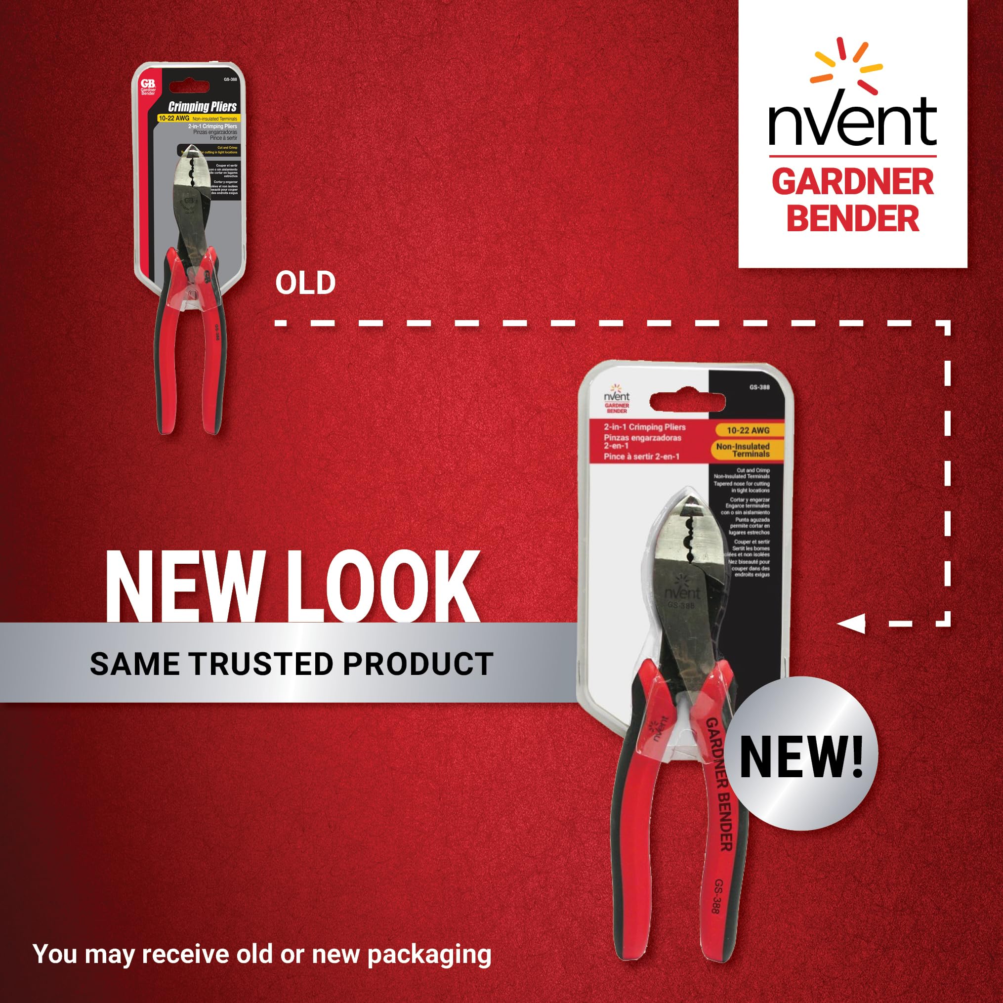 Gardner Bender GS-388 Electrical Pliers, Crimper & Cutter, Comfort