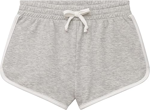 Miniatura 3 de BTween - Shorts cómodos de forro polar con cordón para niña, paquete de 4 unidades