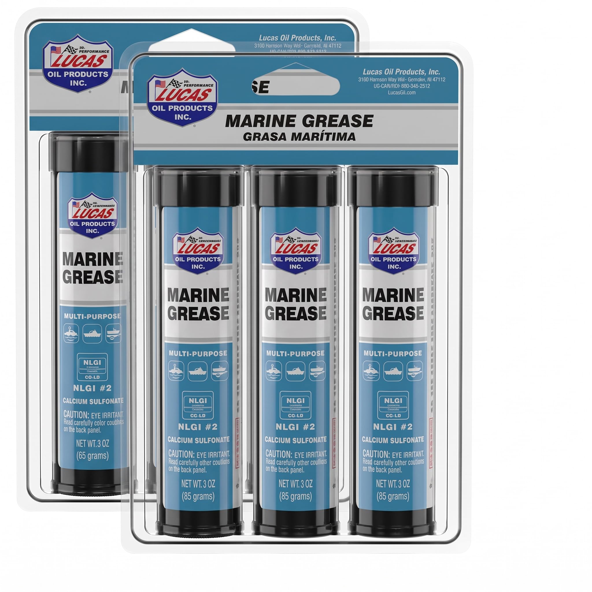 Lucas Oil 10682 Marine Grease 3 Ounce Combo Pack (Pack of 2)