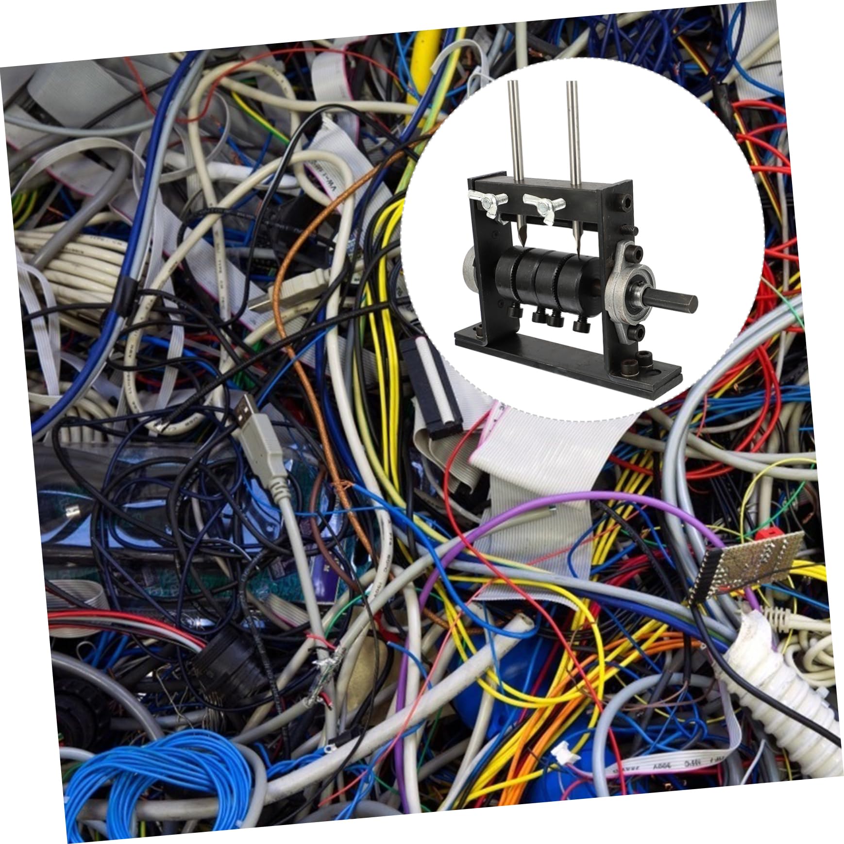 Toyvian Zestaw szczypiec do ściągania izolacji dla majsterkowiczów, narzędzia ręczne do ściągania izolacji, idealne do prac elektrycznych, precyzyjne i niezawodne, do użytku przez elektryków i