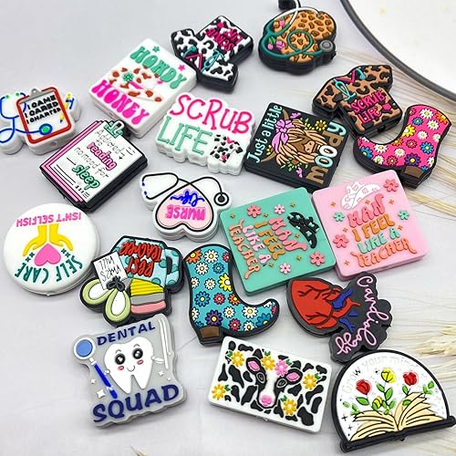 Miniatura 4 de 16 cuentas focales de silicona para bolígrafos, personajes, palabras divertidas, cuentas focales, dijes de silicona, kit de fabricación de llaveros