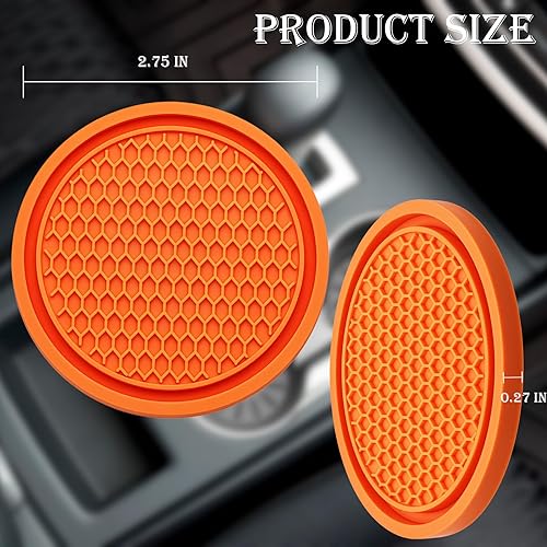 Miniatura 5 de 4 posavasos para automóvil, portavasos universales antideslizantes para automóvil, 2.75 pulgadas, accesorios universales antideslizantes para el