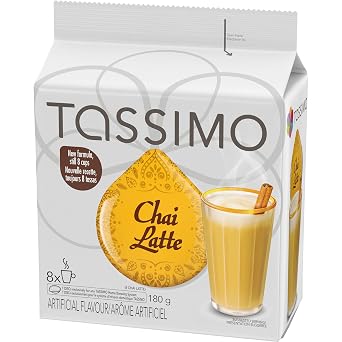 Tassimo Chai Latte T-Discs, Makes 8 Cups, 180 grams