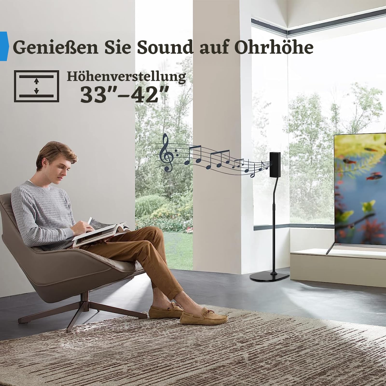 notiela Soporte de altura ajustable para altavoces Bose con soporte Slideconnect para altavoces Bose Surround Surround 700, CineMate GS Serie II, OmniJewel Lifestyle 650, para Bose OmniJewel