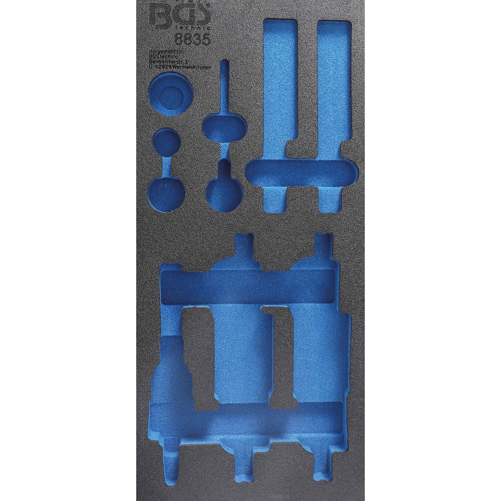 Insert de servante d'atelier 1/3 vide thermoformé pour boîtier 8835