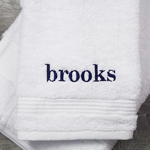 Miniatura 9 de Juego de toallas bordadas de lujo - Toallas con monograma, toallas de baño con monograma, toallas de baño con monograma (toalla de baño + toalla de