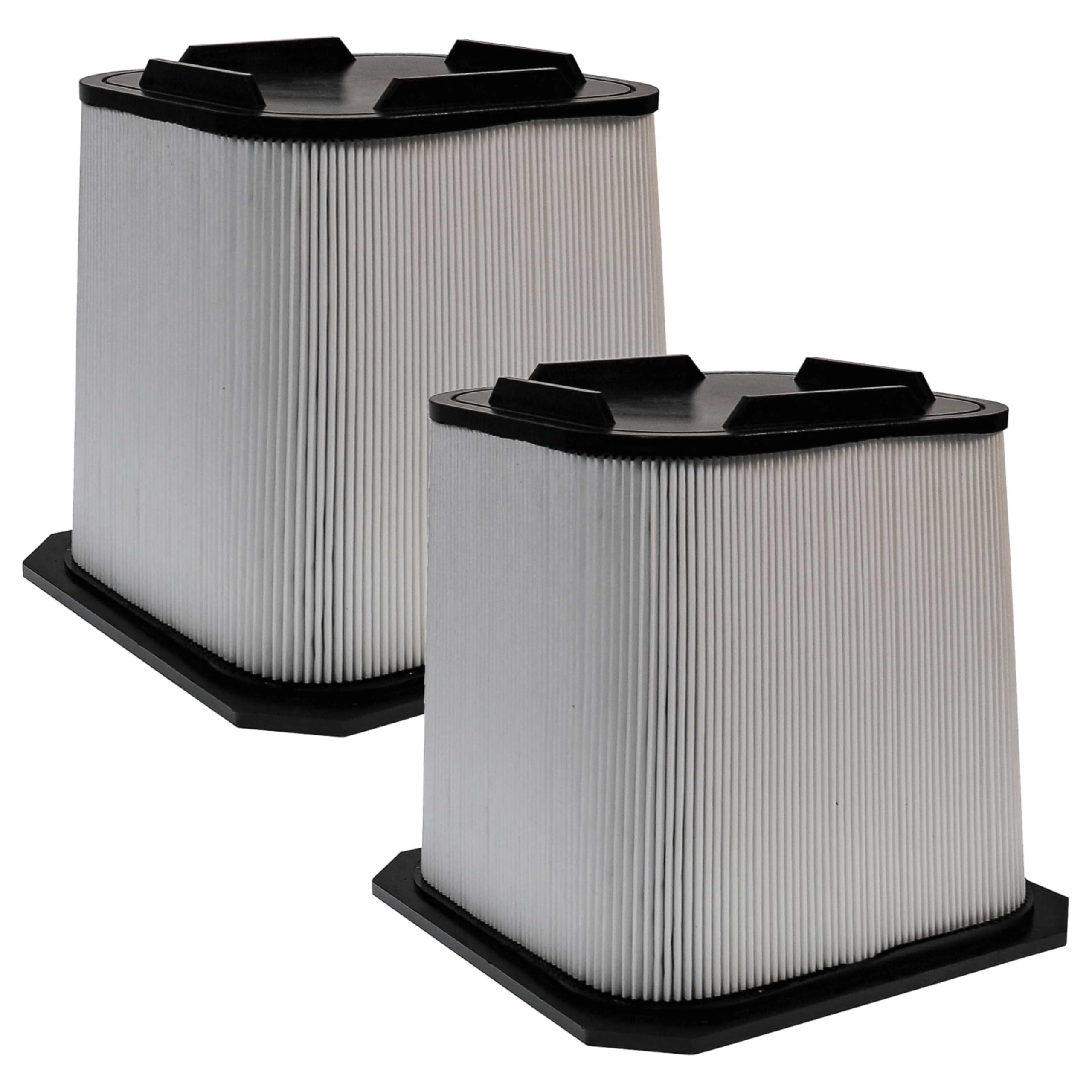 vhbw 2x microfiltro sostituisce Dustcontrol 42940 per purificatore d'aria - filtro dell'aria nero/bianco