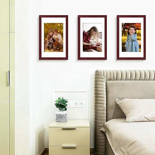 Miniatura 207 de Picrit - Juego de 12 portarretratos de 5 x 7 pulgadas para colgar en la pared o exhibir sobre una mesa, para fotos de 4 x 6 con paspartú o 5 x 7