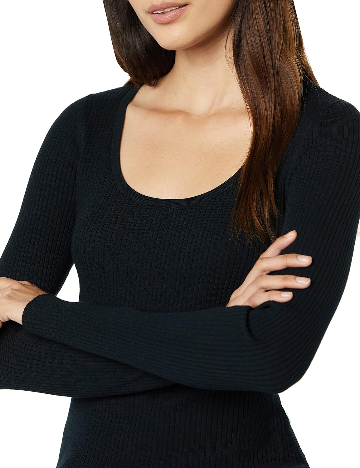 Amazon Essentials Women's Long-Sleeve Sweater Fine Gauge Stretch Scoop Neck, Available in Plus Sizes - Image 5