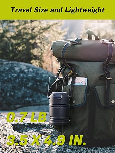 Miniatura 4 de Lichamp Linterna LED para campamento, paquete de 4 linternas a pilas para cortes de energía, kit de emergencia en interiores y exteriores,