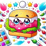Food Coloring Book: Culinary Art & Creative Drawing