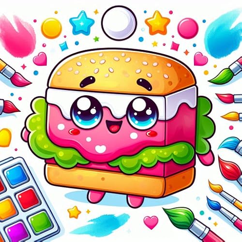 Food Coloring Book: Culinary Art & Creative Drawing
