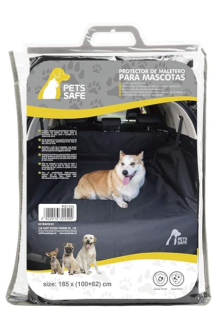 Foto 8 de 8 de Pets & Travel PETS SAFE PS1103 Protector para mascotas para maletero de coche, fácil lavado, impermeable