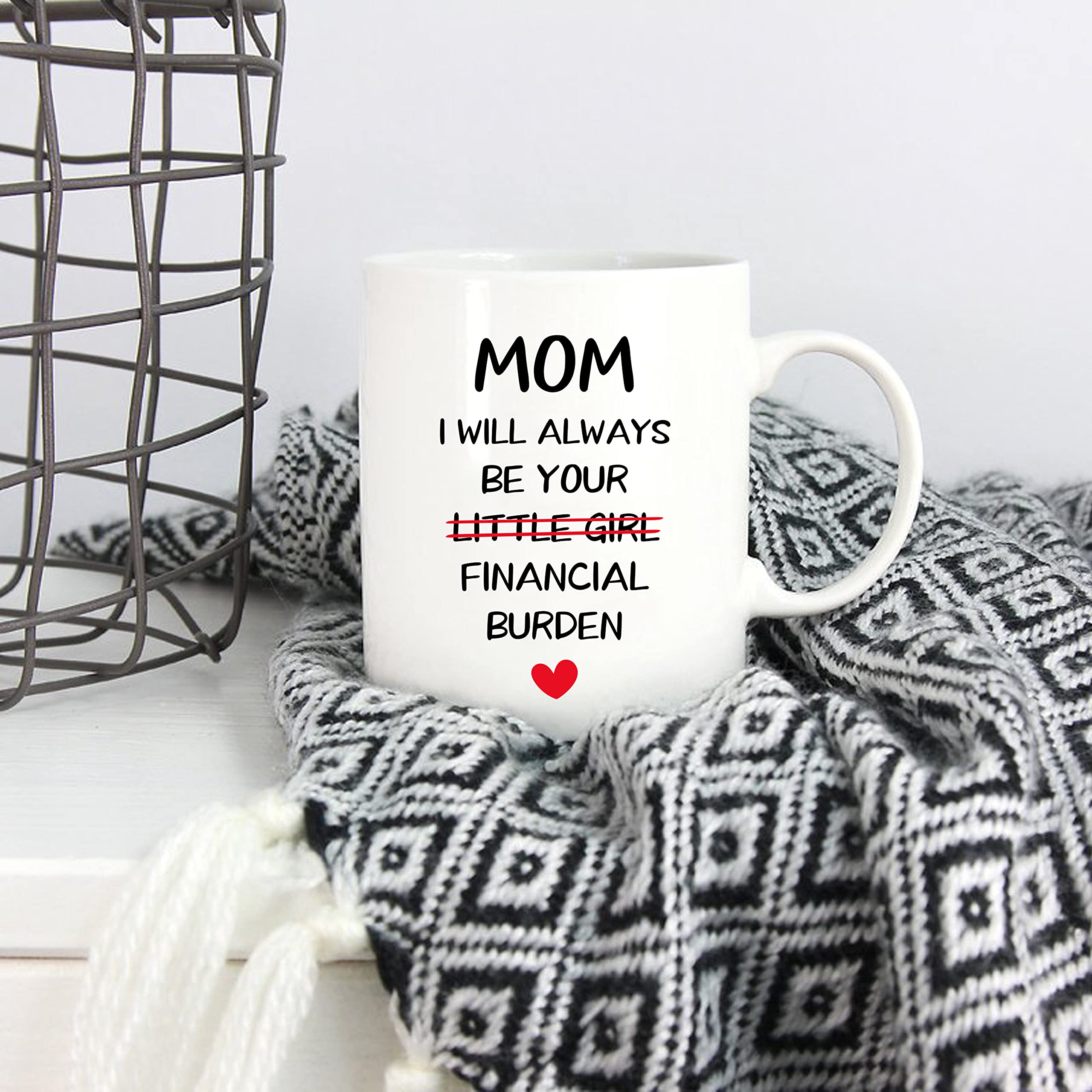 Funny Mom Coffee Mug - "OMG My Mother Was Right About Everything" Novelty 11oz Ceramic Cup, Gift For Mother's Day