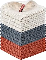 Vista 105 de Nialnant Paquete de 6 toallas de mano de cocina, grandes toallas de té de cocina 100% algodón, paños de cocina para secar platos 13x28 pulgadas