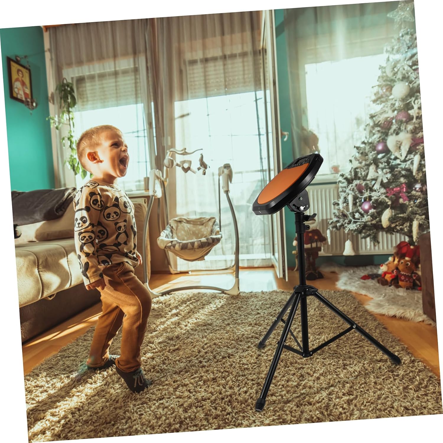 8 ' 10' ' Dumb Drum Rack Stand Snare Drum Accessory Metal Holder Easy Install Child-friendly