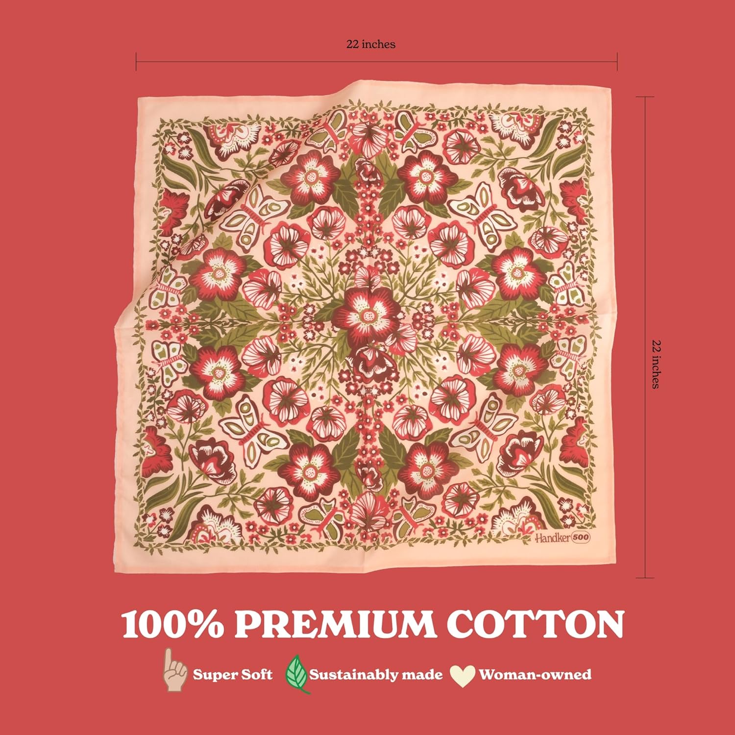 Bandana 22”x22 Premium Cotton Bandana for Women & Men - Image 6