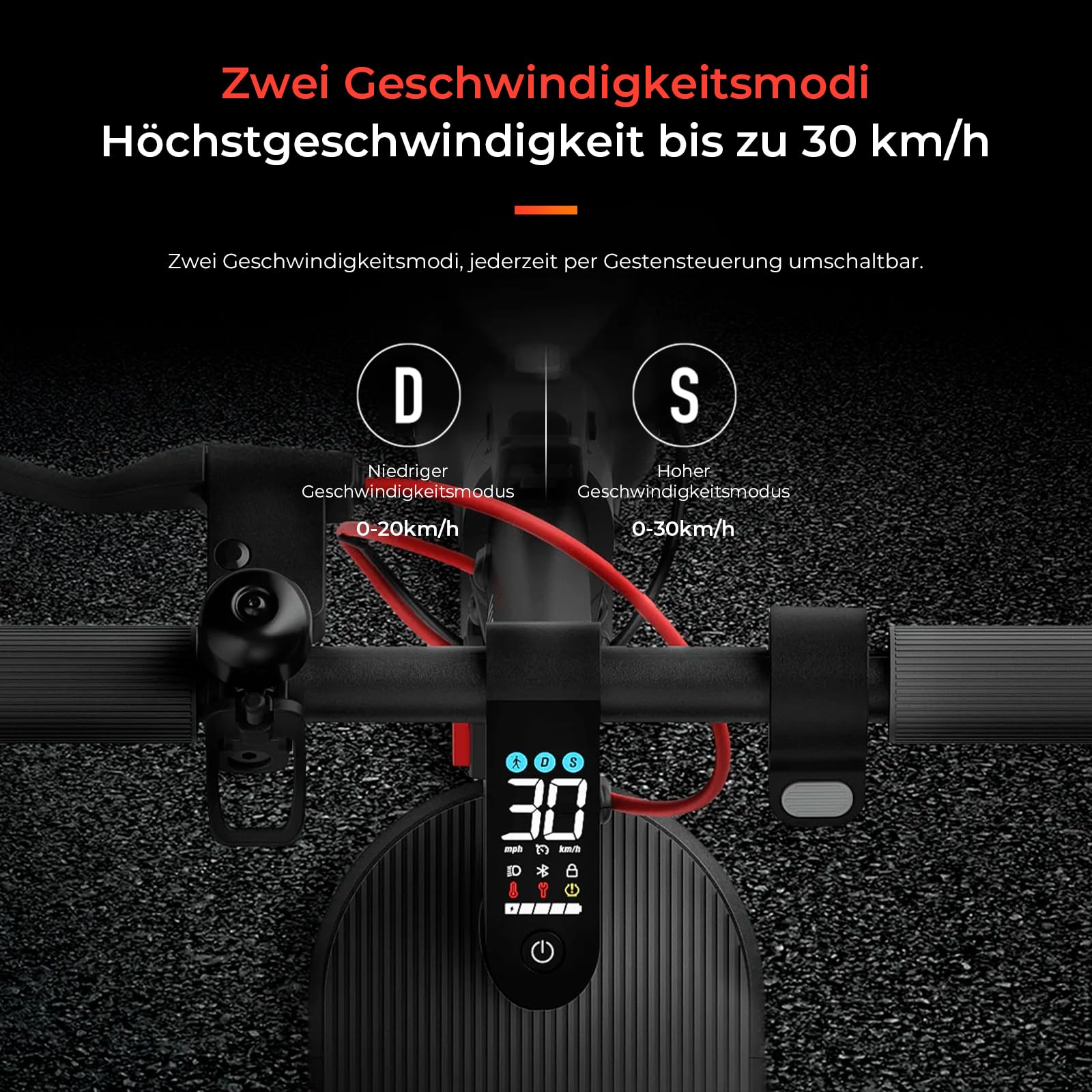 Scooter Geschwindigkeitsregler Beschleunigungseinheit Kompatibel für 4/4 Lite/4 Ultra/3 Lite Scooter 30km/h 20km/h