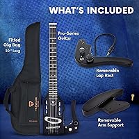 Vista 5 de Traveler Guitar Guitarra acústica Pro-Series Mod-X (negro mate), derecha, (PSM BKM)