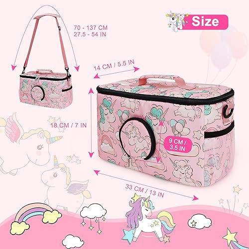 Miniatura 10 de Funda de transporte portátil Tonies  Compatible con Toniebox Starter Set Tonies Figures Personajes Estación de carga Auriculares  Bolsa de viaje