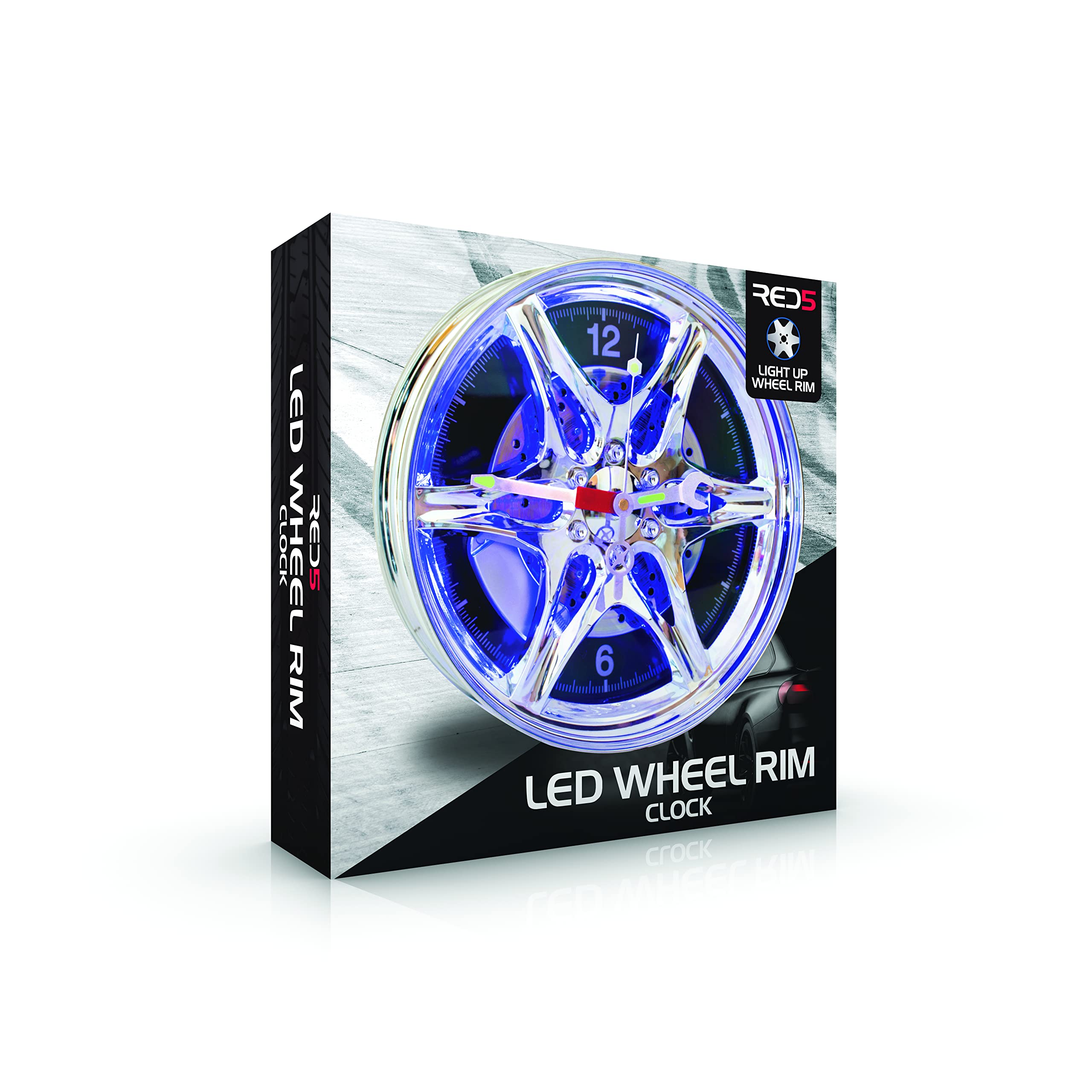 RED5 Horloge Murale à LED pour Jante de Roue