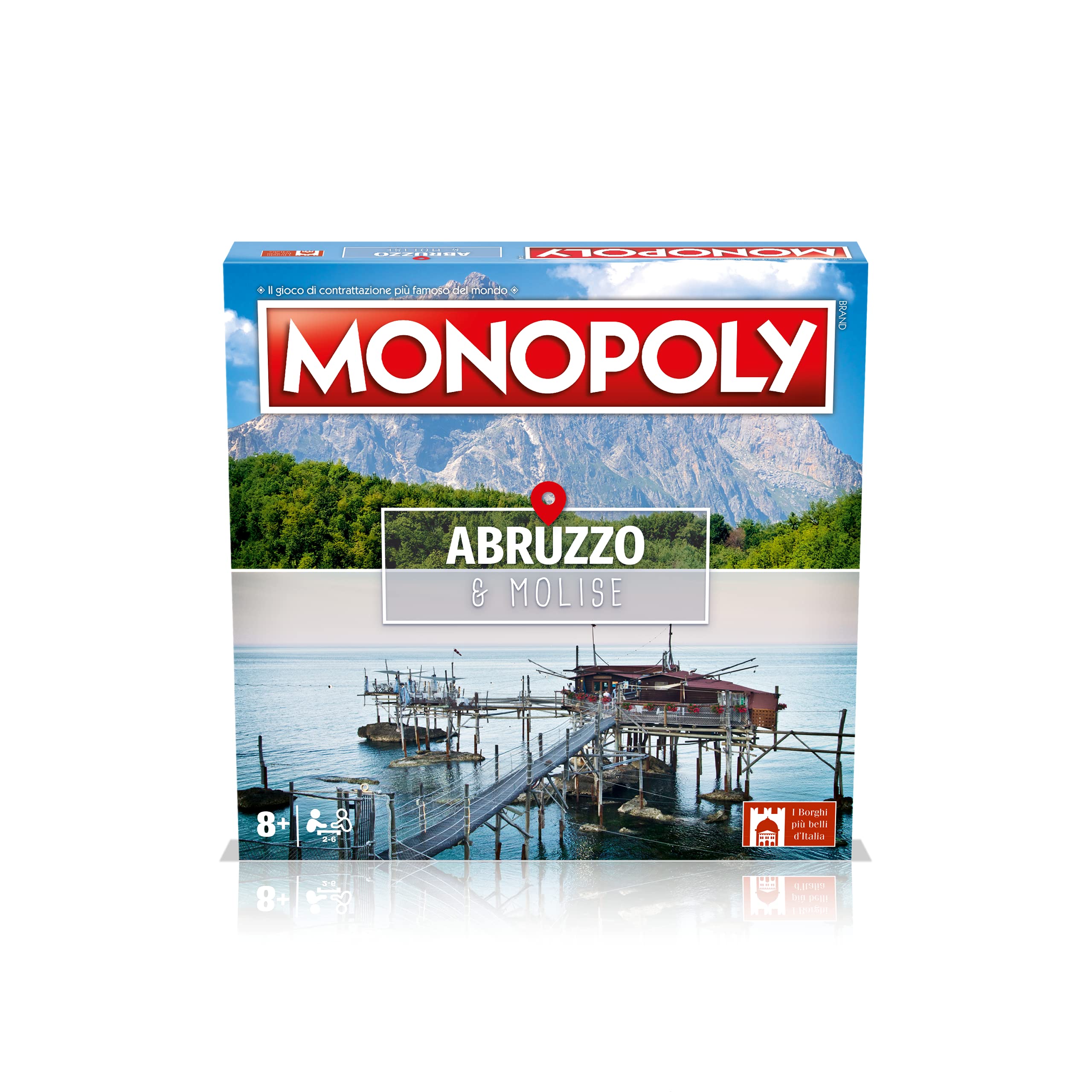 Winning Moves - Monopoly, The Most Beautiful Villages in Italy, ed. Abruzzo & Molise