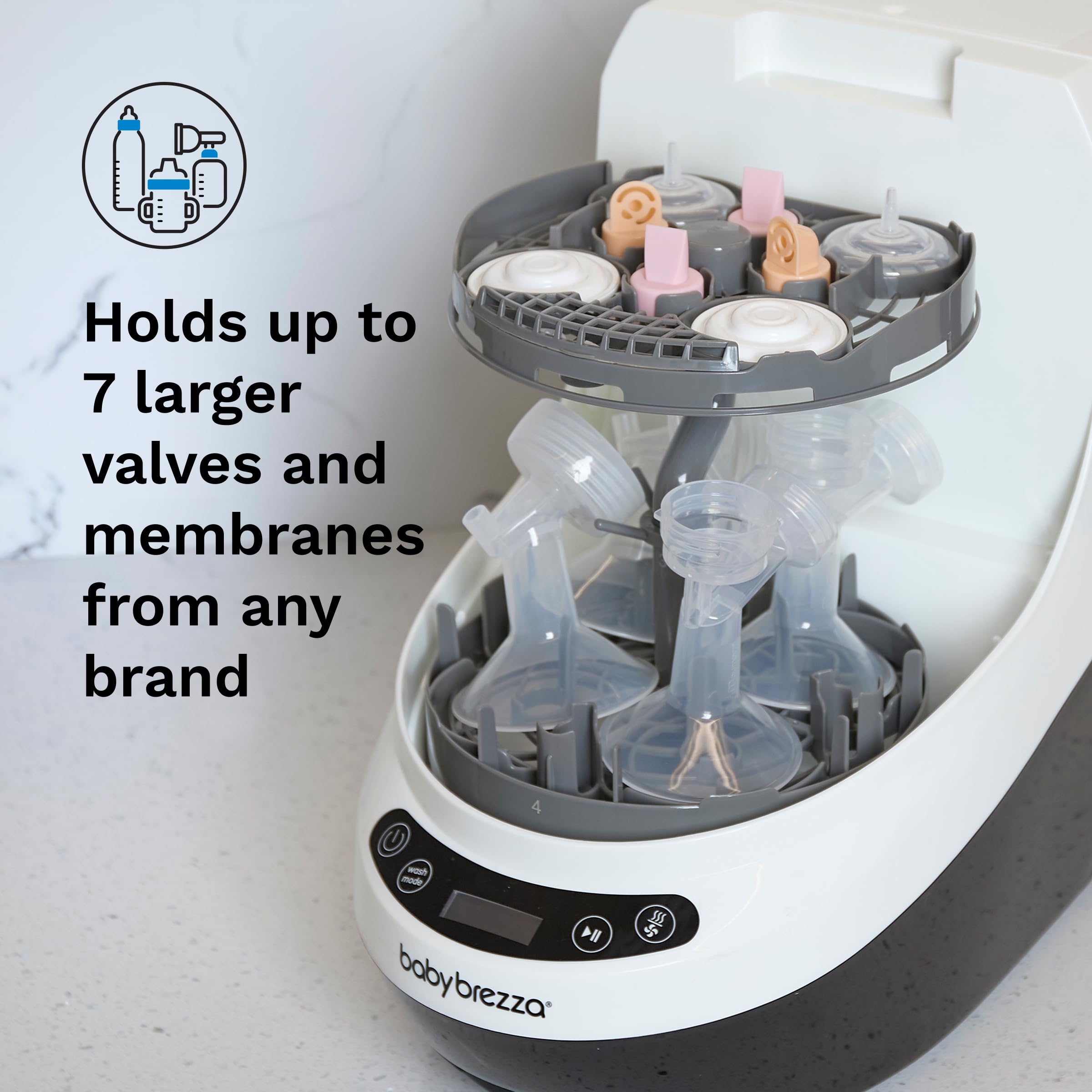 Amazon.co.jp: Baby Brezza ボトルウォッシャープロ 搾乳器パーツ交換 