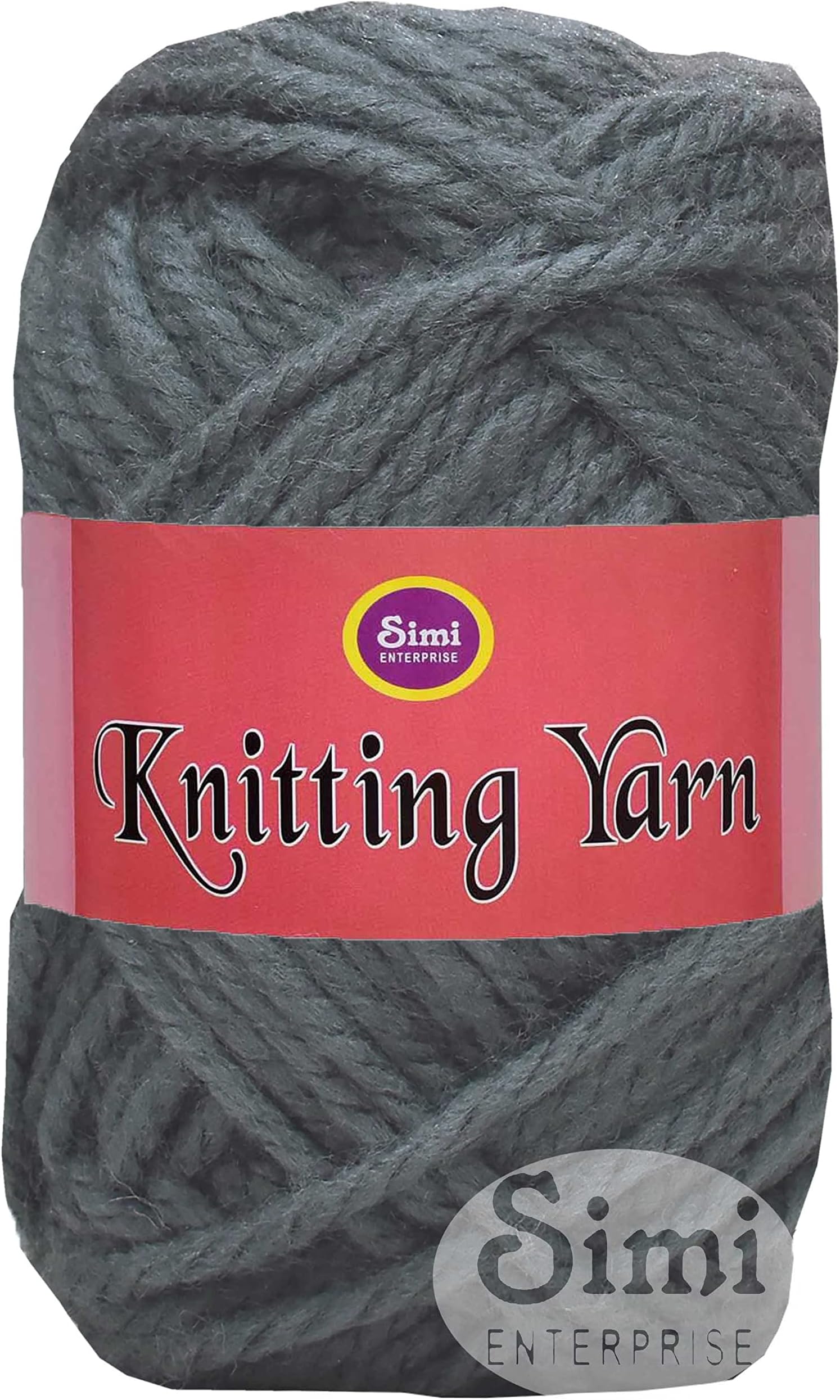 SIMI ENTERPRISE Knitting Yarn Thick Chunky Wool, Varsha Mouse Grey 300 GMS Best Used with Knitting Needles, Crochet Needles Wool Yarn for Knitting.-GArt-AAGD