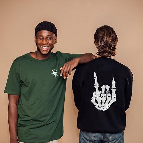 Miniatura 6 de FINGERINSPIRE Plantilla de mano de esqueleto de 11.7 x 8.3 pulgadas, plantillas de mano de esqueleto de plástico con patrón de anillo, plantilla de