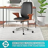 Vista 7 de LeapYouth Office Chair Mat for Carpets, Clear Desk Floor Mat for Low, Flat and No Pile Carpeted Floors, Thick and Sturdy Carpet Protector for Desk