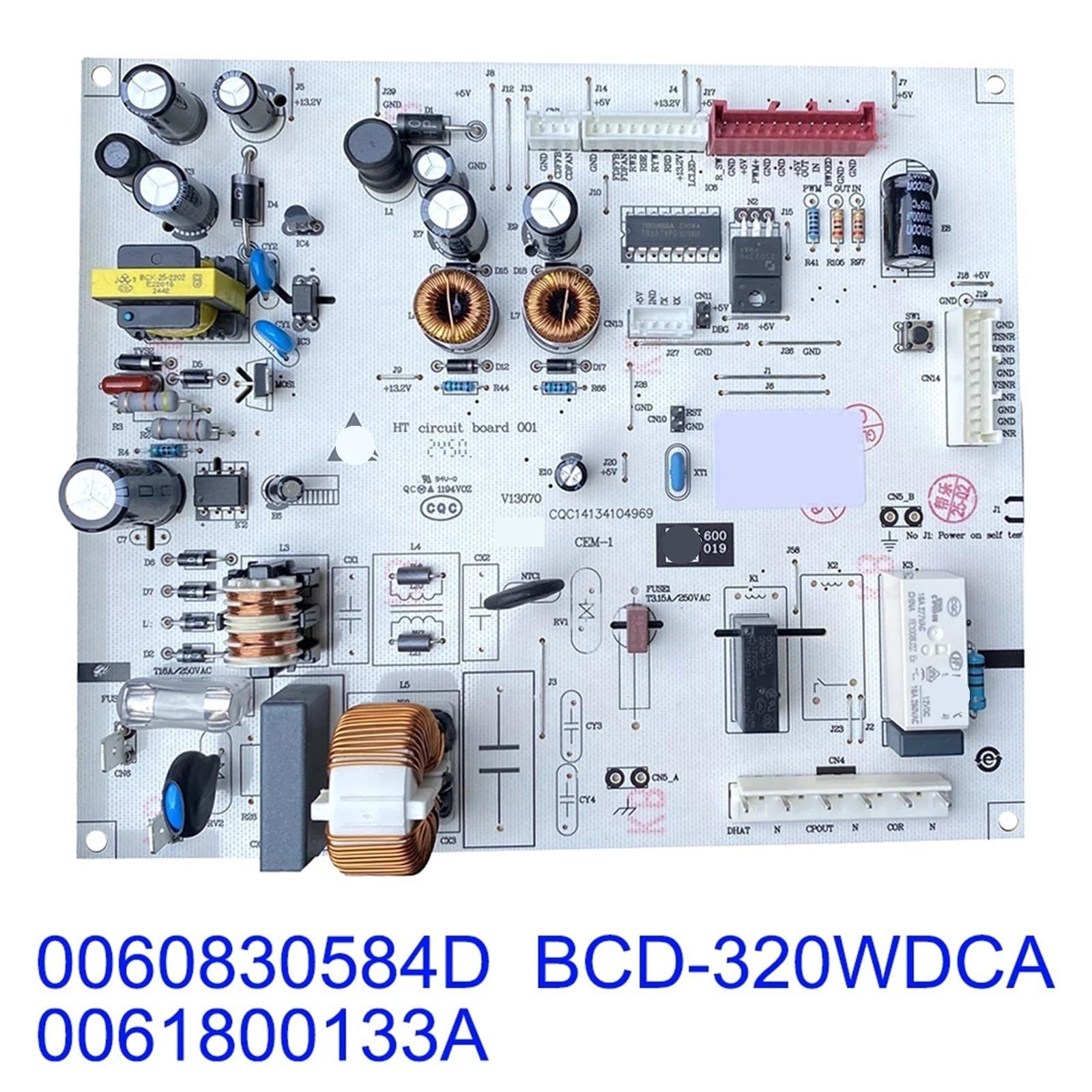 Placa De Control De Refrigerador 0060830584D, Compatible Con Haier 0061800133A BCD-320WDCA, Circuito PCB, Placa Base De Refrigerador Y Congelador.