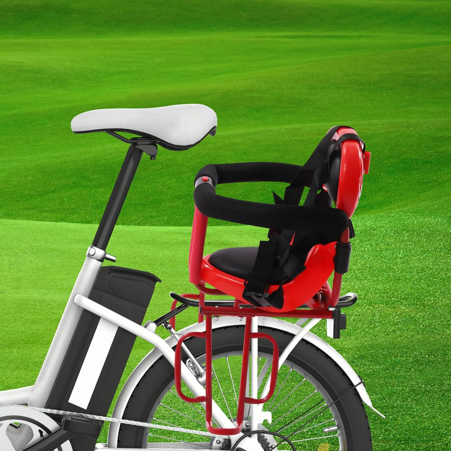 Bike Carrier Folding Bike With Child Seat Cycle With Kids Seat